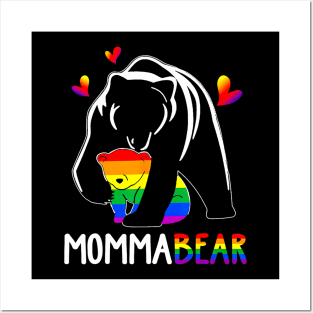 LGBT Mama Momma Bear Gay Pride Proud Mom Mother's Day Posters and Art